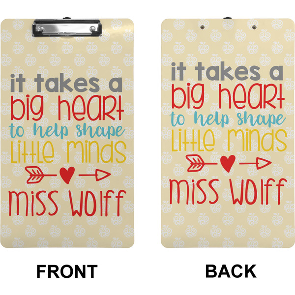 Teacher Quotes and Sayings Clipboard (Legal) (Front + Back)