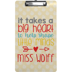 Teacher Gift Clipboard - Legal Size (Personalized)