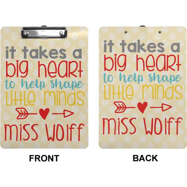 Teacher Quotes and Sayings Clipboard (Letter) (Front + Back)