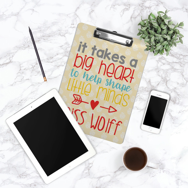 Teacher Quotes and Sayings Clipboard - Lifestyle Photo