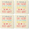 Teacher Quotes and Sayings Coaster Rubber Back - Apvl