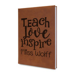Teacher Gift Leatherette Journal - Double-Sided (Personalized)