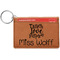Teacher Gift Leatherette Keychain ID Holder (Personalized)