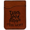Teacher Quotes and Sayings Cognac Leatherette Phone Wallet close up