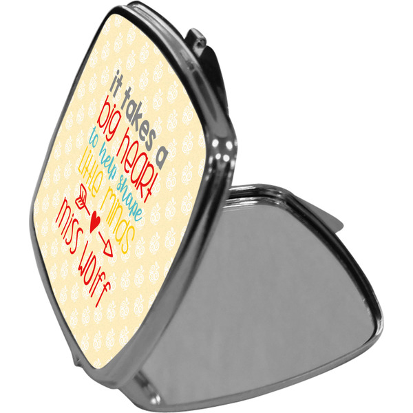 Teacher Quotes and Sayings Compact Mirror (Side View)