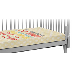 Teacher Gift Crib Fitted Sheet (Personalized)
