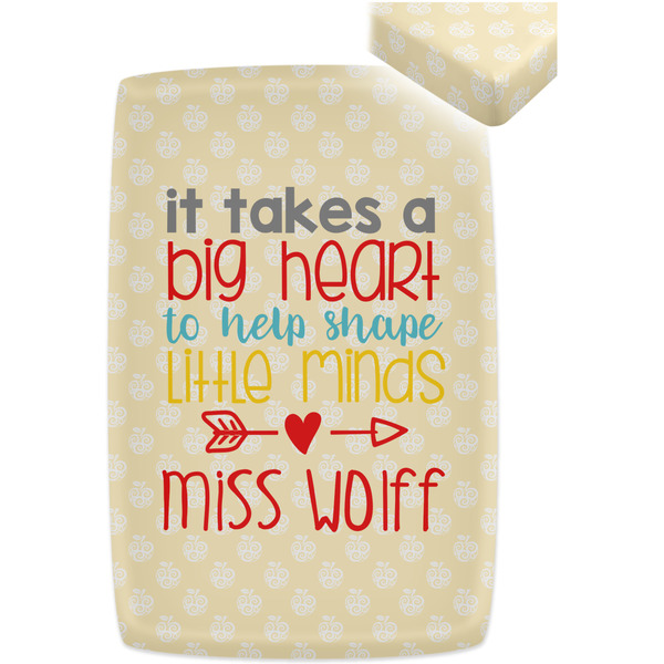 Teacher Quotes and Sayings Crib Fitted Sheet - Apvl