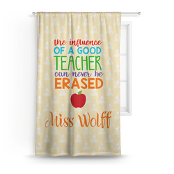 Teacher Gift Curtain - 50" x 84" Panel (Personalized)
