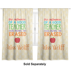 Teacher Gift Curtain Panel - Custom Size (Personalized)