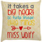 Teacher Gift Decorative Pillow Case (Personalized)