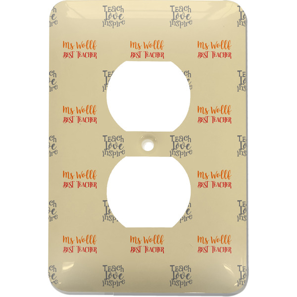 Custom Teacher Gift Electric Outlet Plate (Personalized)