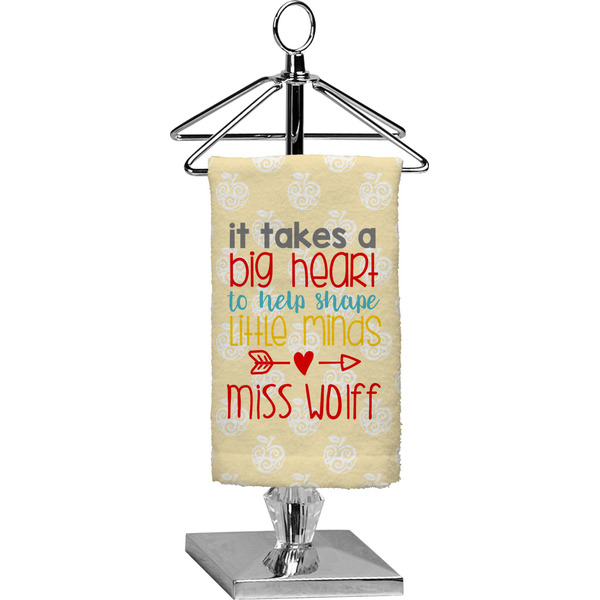 Custom Teacher Gift Finger Tip Towel - Full Print (Personalized)