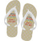Teacher Gift Flip Flops - Medium (Personalized)