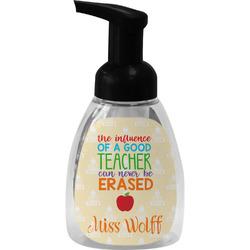 Teacher Gift Foam Soap Bottle - Black (Personalized)