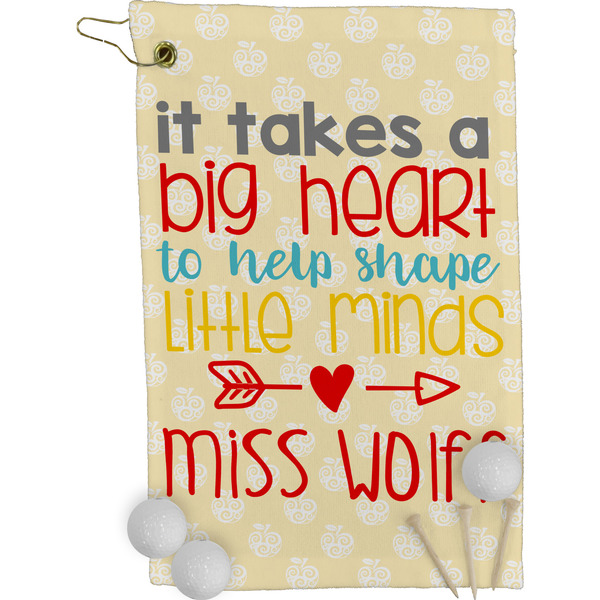 Teacher Quotes and Sayings Golf Towel (Personalized)
