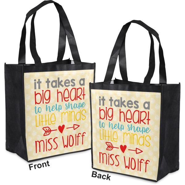 Teacher Quotes and Sayings Grocery Bag - Apvl