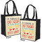 Teacher Quotes and Sayings Grocery Bag - Apvl