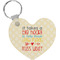 Teacher Quotes and Sayings Heart Keychain (Personalized)