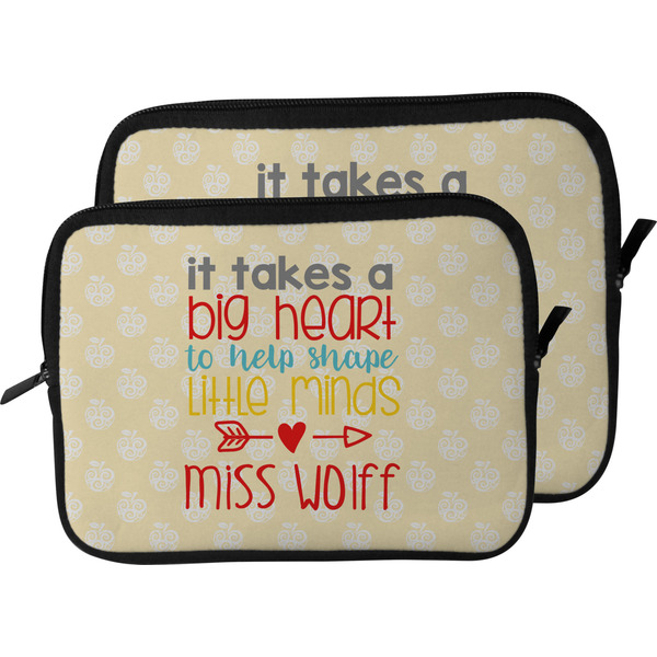 Teacher Quotes and Sayings Laptop Sleeve (Size Comparison)