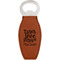 Teacher Quotes and Sayings Leather Bar Bottle Opener - Single