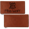 Teacher Quotes and Sayings Leather Checkbook Holder Front and Back Single Sided - Apvl