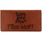 Teacher Gift Leatherette Checkbook Holder (Personalized)