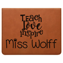 Teacher Gift Leatherette 4-Piece Wine Tool Set (Personalized)