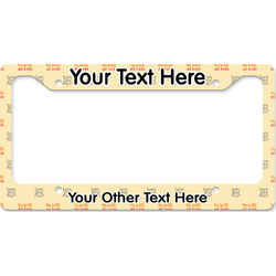 Teacher Gift License Plate Frame - Style B (Personalized)