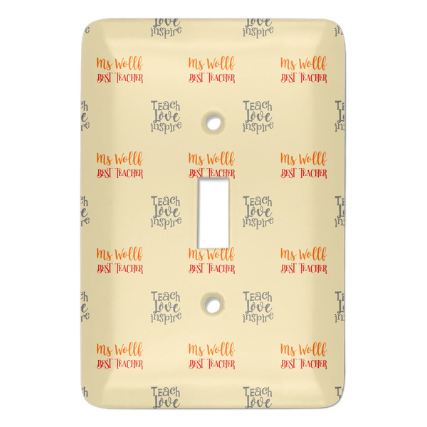 Custom Teacher Gift Light Switch Cover (Personalized)