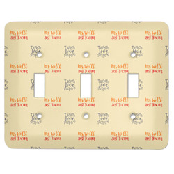 Teacher Gift Light Switch Cover - 3 Toggle Plate (Personalized)