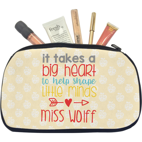 Custom Teacher Gift Makeup / Cosmetic Bag - Medium (Personalized)