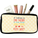 Teacher Gift Makeup / Cosmetic Bag - Small (Personalized)