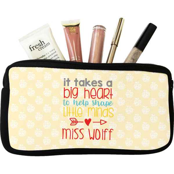 Custom Teacher Gift Makeup / Cosmetic Bag - Small (Personalized)