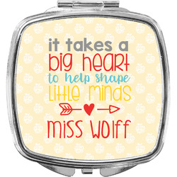 Teacher Gift Compact Makeup Mirror (Personalized)