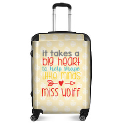 Teacher Gift Suitcase - 24" Medium - Checked (Personalized)