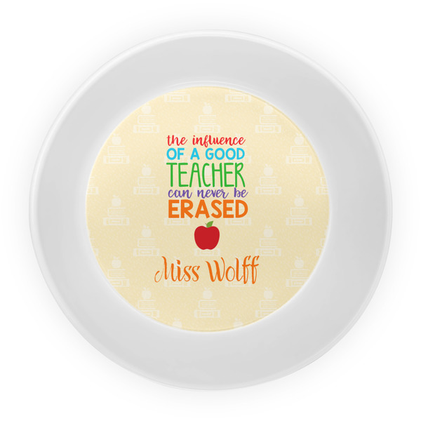 Teacher Quotes and Sayings Melamine Bowl - Center