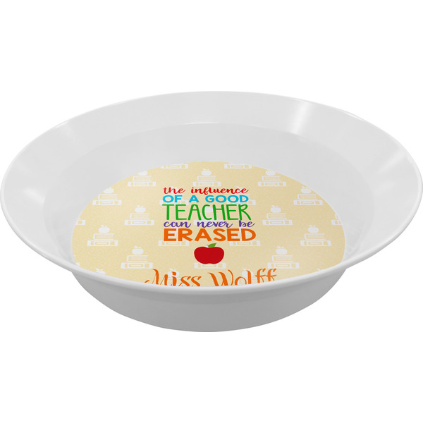 Custom Teacher Gift Melamine Bowl (Personalized)