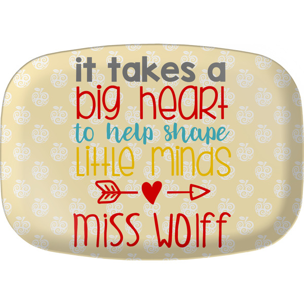 Custom Teacher Gift Melamine Platter (Personalized)