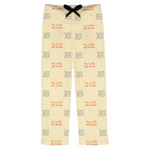 Teacher Gift Mens Pajama Pants - XL (Personalized)