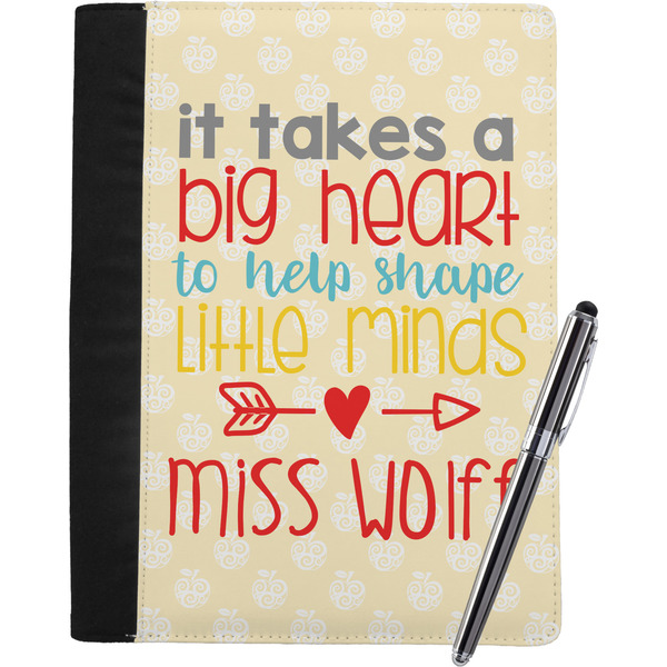 Custom Teacher Gift Notebook Padfolio - Large (Personalized)
