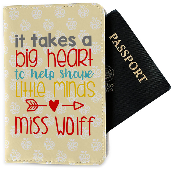 Custom Teacher Gift Passport Holder - Fabric (Personalized)