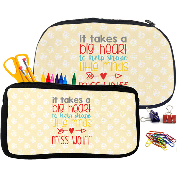 Teacher Quotes and Sayings Pencil / School Supplies Bags Small and Medium