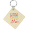 Teacher Gift Diamond Plastic Keychain (Personalized)