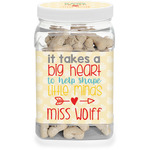 Teacher Gift Dog Treat Jar (Personalized)