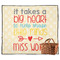 Teacher Quotes and Sayings Picnic Blanket - Flat - With Basket