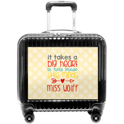 Teacher Quote Pilot / Flight Suitcase (Personalized)