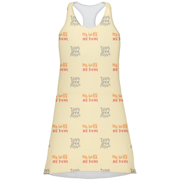 Custom Teacher Gift Racerback Dress - X Small (Personalized)