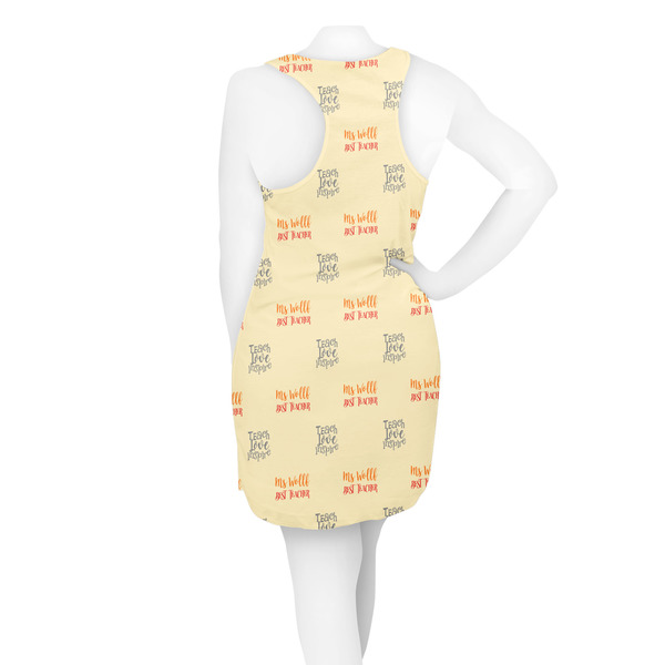 Teacher Quotes and Sayings Racerback Dress - On Model - Back