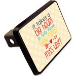 Teacher Gift Rectangular Trailer Hitch Cover - 2" (Personalized)