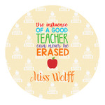 Teacher Gift Round Decal - Small (Personalized)